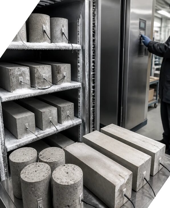 Испытание бетона на морозостойкость в Электростали от 5572 р. | ЭкспертизаРоссия